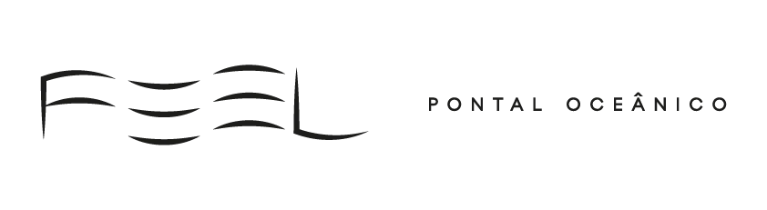 Logo horizontal do Feel Sun, Pontal Oceânico, Recreio dos Bandeirantes, Rio de Janeiro.