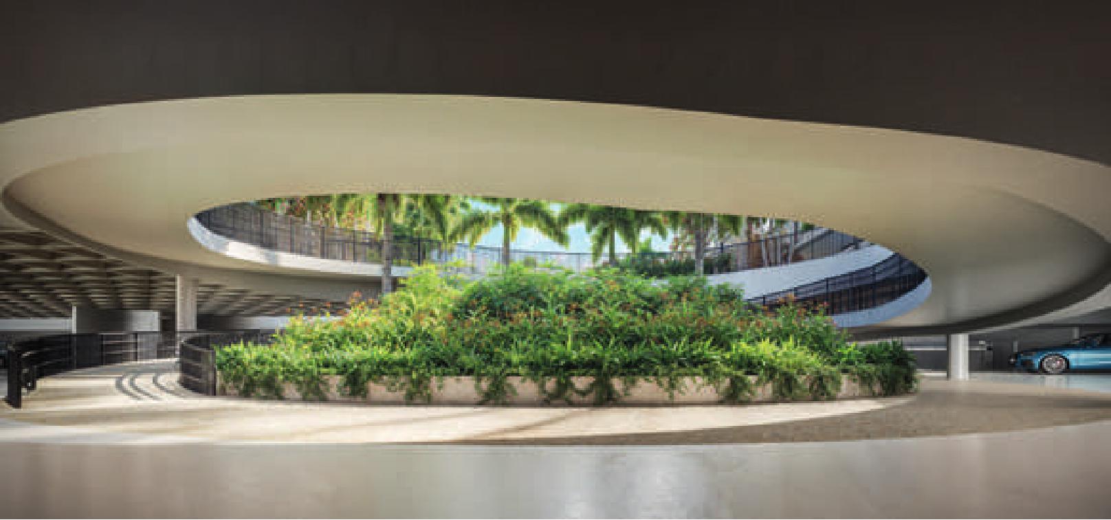 Lobby do subsolo do RIIO by Piero Lissoni, Barra da Tijuca - interiores assinados por Lissoni & Partners