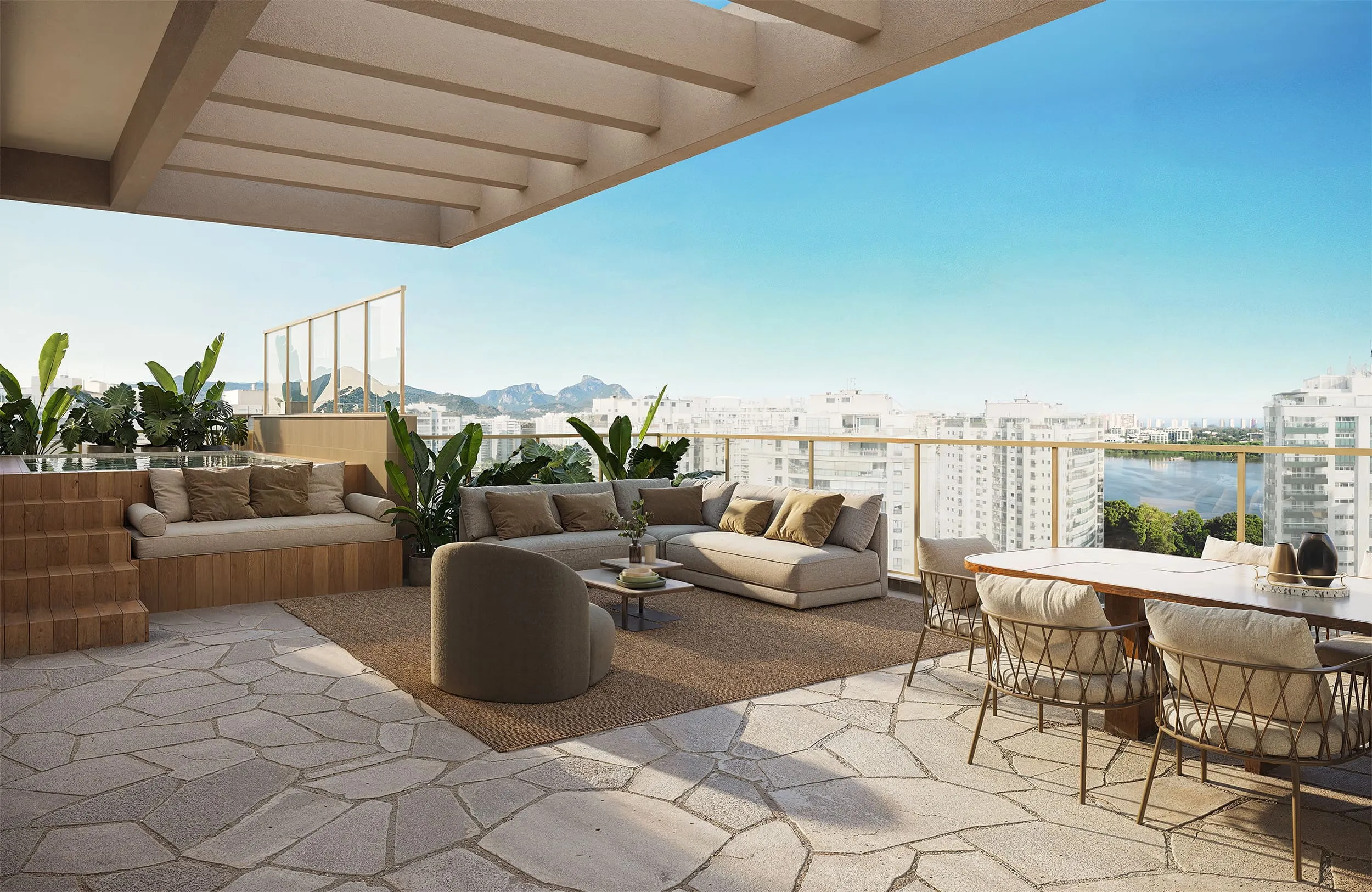 Singular Private Residence – Suíte Master – Av. das Acácias da Península, Barra da Tijuca – GPS -23.008700 -43.369100 – Tegra