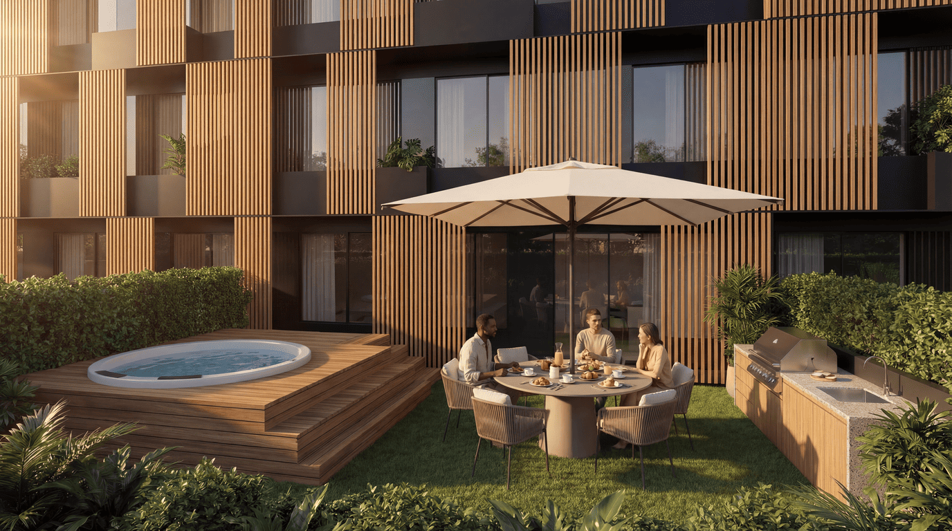 Garden Studio do Feel com terraço privativo